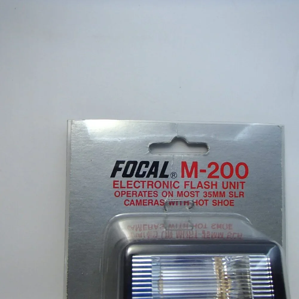 FOCAL M-200 Electronic Manual Flash for One Pin Flash Shoe IOB NIP NEW